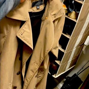 Lightweight jacket with hood.